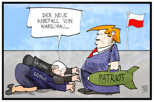 Trump in Polen Trump in Polen