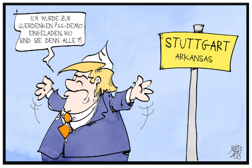 Trump in Stuttgart Trump in Stuttgart