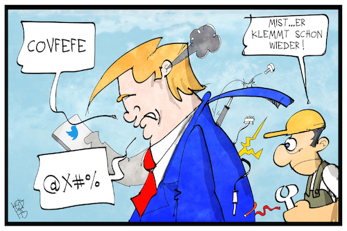 Trump klemmt Trump klemmt