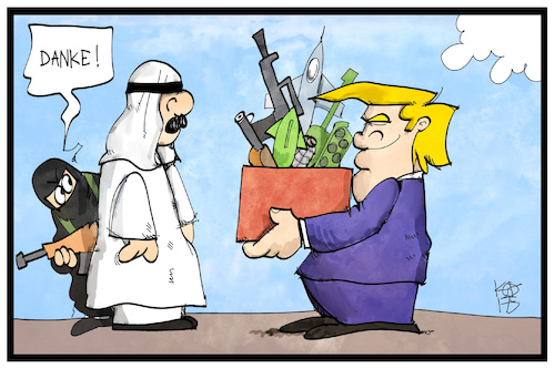 Trump liefert Waffen Trump liefert Waffen