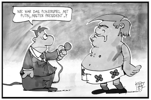 Trump pokert Trump pokert