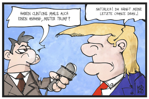 Trump und Clinton