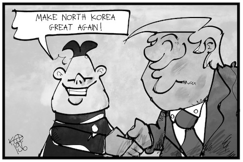 Trump und Kim Trump und Kim