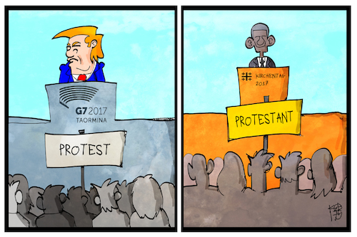Trump und Obama Trump und Obama