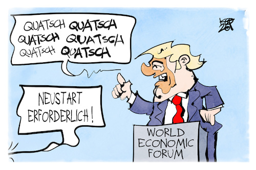 Trumps Rede in Davos