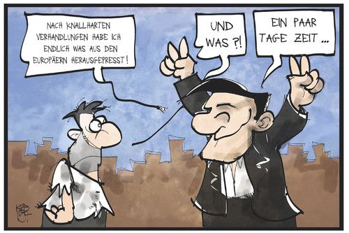 Tsipras hat Zeit Tsipras hat Zeit