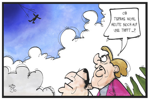 Tsipras trifft Merkel Tsipras trifft Merkel