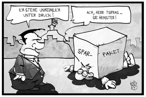 Tsipras unter Druck