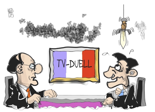 TV-Duell in Frankreich