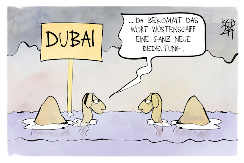Überschwemmung in Dubai Überschwemmung in Dubai