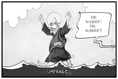 Cartoon: Umfrage-Wunder (medium) by Kostas Koufogiorgos tagged karikatur,koufogiorgos,illustration,cartoon,umfrage,schulz,spd,wunder,wasser,messias,jesus,politik,partei,kanzlerkandidat,karikatur,koufogiorgos,illustration,cartoon,umfrage,schulz,spd,wunder,wasser,messias,jesus,politik,partei,kanzlerkandidat