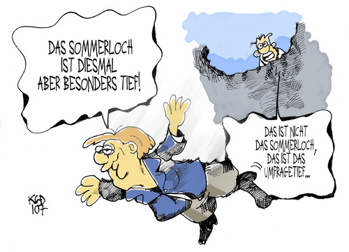 Umfragetief und Sommerloch Umfragetief und Sommerloch