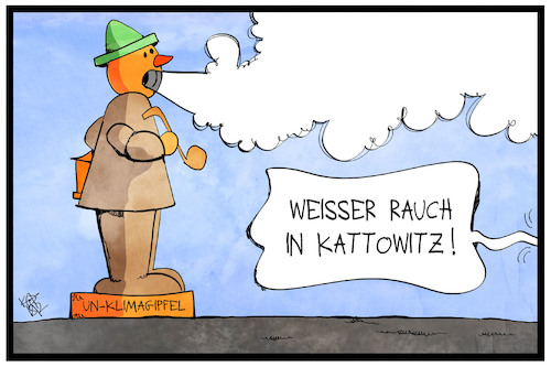 Cartoon: UN-Klimagipfel (medium) by Kostas Koufogiorgos tagged karikatur,koufogiorgos,illustration,cartoon,kattowitz,un,klima,konferenz,gipfel,räuchermännchen,einigung,umwelt,umweltschutz,co2,verschmutzung,karikatur,koufogiorgos,illustration,cartoon,kattowitz,un,klima,konferenz,gipfel,räuchermännchen,einigung,umwelt,umweltschutz,co2,verschmutzung