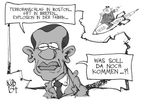 Cartoon: USA (medium) by Kostas Koufogiorgos tagged usa,obama,terrorismus,nordkorea,boston,marathon,gift,explosion,karikatur,kostas,koufogiorgos,usa,obama,terrorismus,nordkorea,boston,marathon,gift,explosion,karikatur,kostas,koufogiorgos