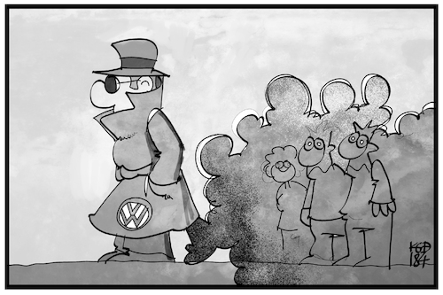 Cartoon: VW-Detektive (medium) by Kostas Koufogiorgos tagged karikatur,koufogiorgos,illustration,cartoon,vw,volkswagen,detektiv,zulieferer,dieselgate,abgas,skandal,karikatur,koufogiorgos,illustration,cartoon,vw,volkswagen,detektiv,zulieferer,dieselgate,abgas,skandal