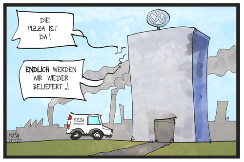VW wird beliefert VW wird beliefert