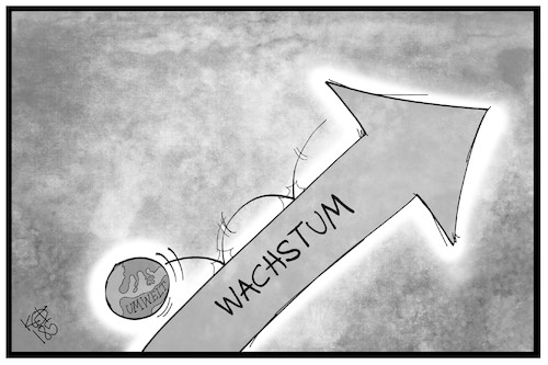 Cartoon: Wachstum und Umwelt (medium) by Kostas Koufogiorgos tagged karikatur,koufogiorgos,cartoon,illustration,wachstum,pfeil,anstieg,umwelt,globus,erde,ökologie,klima,umweltschutz,karikatur,koufogiorgos,cartoon,illustration,wachstum,pfeil,anstieg,umwelt,globus,erde,ökologie,klima,umweltschutz