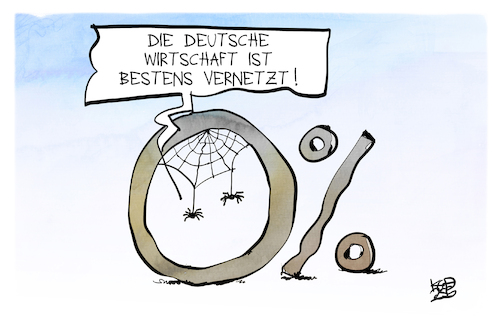 Cartoon: Wachstumsprognose (medium) by Kostas Koufogiorgos tagged karikatur,koufogiorgos,wachstum,wirtschaft,null,karikatur,koufogiorgos,wachstum,wirtschaft,null