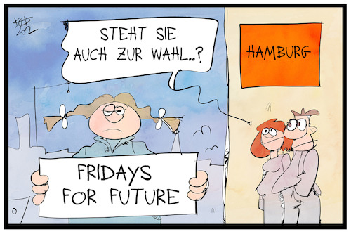 Wahl und Greta in Hamburg Wahl und Greta in Hamburg