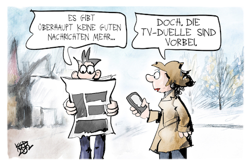 Wahlkampfende Wahlkampfende