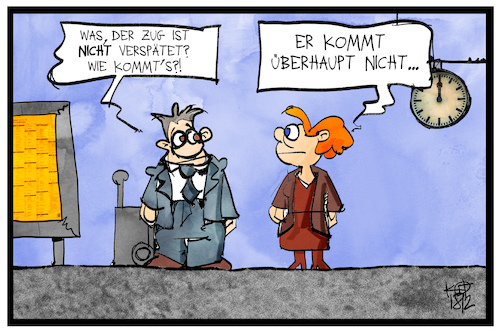 Warnstreik bei der Bahn Warnstreik bei der Bahn