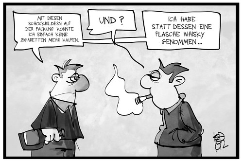 Warnung vor Zigaretten Warnung vor Zigaretten
