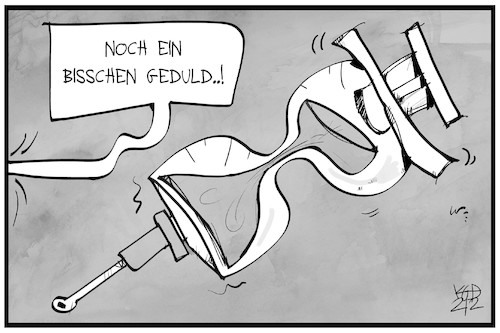 Warten auf den Impfstoff Warten auf den Impfstoff