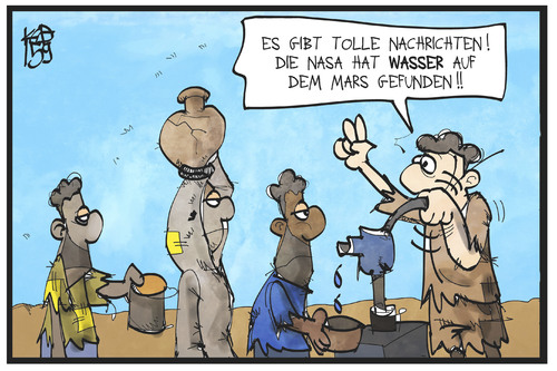 Wasser auf dem Mars Wasser auf dem Mars