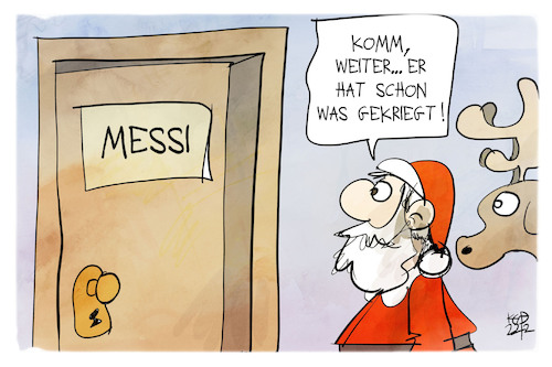 Weihnachten für Messi Weihnachten für Messi