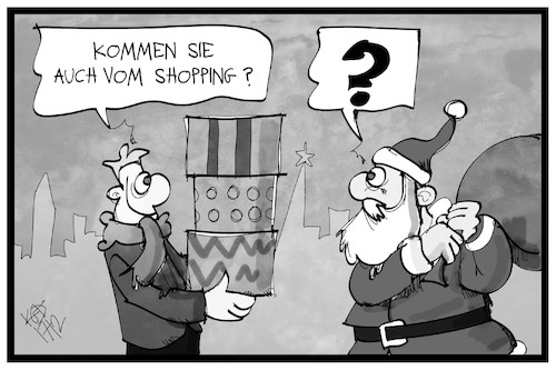 Cartoon: Weihnachtskonsum (medium) by Kostas Koufogiorgos tagged karikatur,koufogiorgos,illustration,cartoon,weihnachten,konsum,shopping,weihnachtsmann,einkaufen,einzelhandel,kunde,kaufrausch,karikatur,koufogiorgos,illustration,cartoon,weihnachten,konsum,shopping,weihnachtsmann,einkaufen,einzelhandel,kunde,kaufrausch