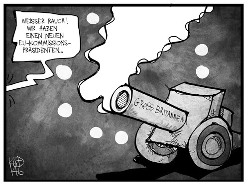 Weißer Rauch für Juncker Weißer Rauch für Juncker