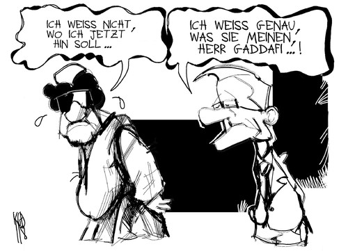 Westerwelle und Gaddafi allein Westerwelle und Gaddafi allein