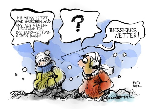 Wetter und die Euro-Krise Wetter und die Euro-Krise