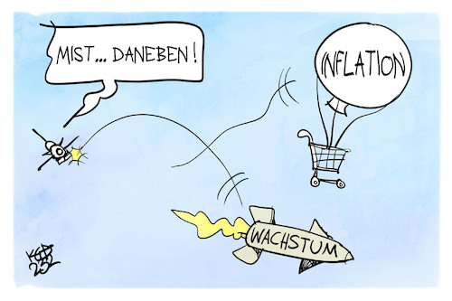 Cartoon: Wirtschaftswachstum (medium) by Kostas Koufogiorgos tagged karikatur,koufogiorgos,inflation,ballon,einkaufswagen,konsum,wirtschaft,abschuss,bip,karikatur,koufogiorgos,inflation,ballon,einkaufswagen,konsum,wirtschaft,abschuss,bip