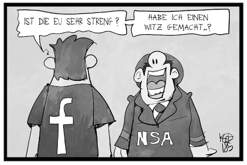 Cartoon: Zuckerberg vor dem EU-Parlament (medium) by Kostas Koufogiorgos tagged karikatur,koufogiorgos,illustration,cartoon,zuckerberg,facebook,nsa,usa,datenschutz,eu,europa,social,media,internet,agent,spionage,user,witz,karikatur,koufogiorgos,illustration,cartoon,zuckerberg,facebook,nsa,usa,datenschutz,eu,europa,social,media,internet,agent,spionage,user,witz