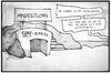 Cartoon: 100 Tage Mindestlohn (small) by Kostas Koufogiorgos tagged karikatur,koufogiorgos,illustration,cartoon,bilanz,mindestlohn,100,tage,cdu,csu,union,bunker,weltuntergang,welt