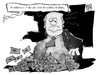 Cartoon: 15 Millionen mehr (small) by Kostas Koufogiorgos tagged illustration,karikatur,cartoon,koufogiorgos,hoeneß,bayern,münchen,fussball,geld,steuerhinterziehung,korruption,prozess
