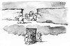 Cartoon: 25 Jahre Mauerfall (small) by Kostas Koufogiorgos tagged karikatur,koufogiorgos,illustration,cartoon,mauerfall,wende,michel,deutschland,ddr,einheit,jubiläum,politik,utopie