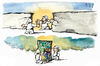 Cartoon: 25 Jahre Mauerfall (small) by Kostas Koufogiorgos tagged karikatur,koufogiorgos,illustration,cartoon,mauerfall,wende,michel,deutschland,ddr,einheit,jubiläum,politik,utopie