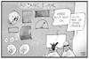 Cartoon: 50 Jahre Internet (small) by Kostas Koufogiorgos tagged karikatur,koufogiorgos,illustration,cartoon,internet,technik,technologie,netz,www,email,nachricht,spam,rechner