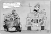 Cartoon: Abzug aus Afghanistan (small) by Kostas Koufogiorgos tagged karikatur,koufogiorgos,illustration,cartoon,usa,afghanistan,panzer,parkplatz,sowjetunion,kabul,krieg,konflikt,einsatz