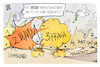 Cartoon: Adventskalender 2023 (small) by Kostas Koufogiorgos tagged karikatur,koufogiorgos,nahost,adventskalender,krieg,gaza,israel