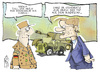 Cartoon: Afghanistan (small) by Kostas Koufogiorgos tagged bundeswehr,soldat,westerwelle,kundus,afghanistan,fdp,bundestag,krieg,konflikt,isaf,karikatur,koufogiorgos