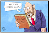 Cartoon: Agenda 2010 (small) by Kostas Koufogiorgos tagged karikatur,koufogiorgos,illustration,cartoon,agenda,2010,2017,schulz,spd,wahlkampf,arbeitspolitik