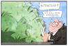 Cartoon: Aktiensteuer (small) by Kostas Koufogiorgos tagged karikatur,koufogiorgos,illustration,cartoon,aktiensteuer,geld,boerse,markt,reich,eu,finanzen,transaktionssteuer