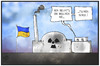 Cartoon: AKW-Störfall (small) by Kostas Koufogiorgos tagged karikatur,koufogiorgos,illustration,cartoon,stoerfall,unfall,akw,atomkraft,ukraine,tschernobyl,energie,nuklear,umwelt