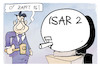 Cartoon: AKW Isar 2 (small) by Kostas Koufogiorgos tagged karikatur,koufogiorgos,akw,isar,leckage,leck,ventil,ozapftis,anstich,söder,bayern,atomkraft