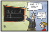 Cartoon: Alphabet (small) by Kostas Koufogiorgos tagged karikatur,koufogiorgos,illustration,cartoon,alphabet,google,apple,unternehmen,wert,wirtschaft,schüler,schule,lehrer,buchstaben,börse,markt