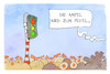 Cartoon: Ampel-Pegel (small) by Kostas Koufogiorgos tagged karikatur,koufogiorgos,illustration,cartoon,ampel,pegel,corona,inzidenz,fallzahlen