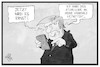 Cartoon: Angriff via Twitter (small) by Kostas Koufogiorgos tagged karikatur,koufogiorgos,illustration,cartoon,twitter,trump,usa,angriff,syrien,krieg,konflikt,atomwaffen,code,nuklear